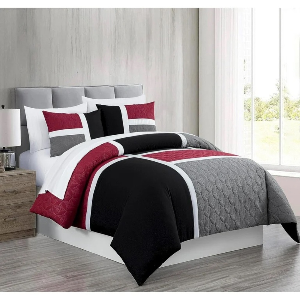 3 piece queen bedding comforter set